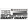 Stickers decals bike GIANT TCR