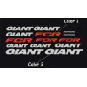 Stickers decals bike GIANT FCR