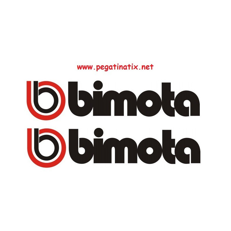 Stickers decals motorcycle BIMOTA x 2