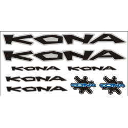 Stickers decals bike Kona
