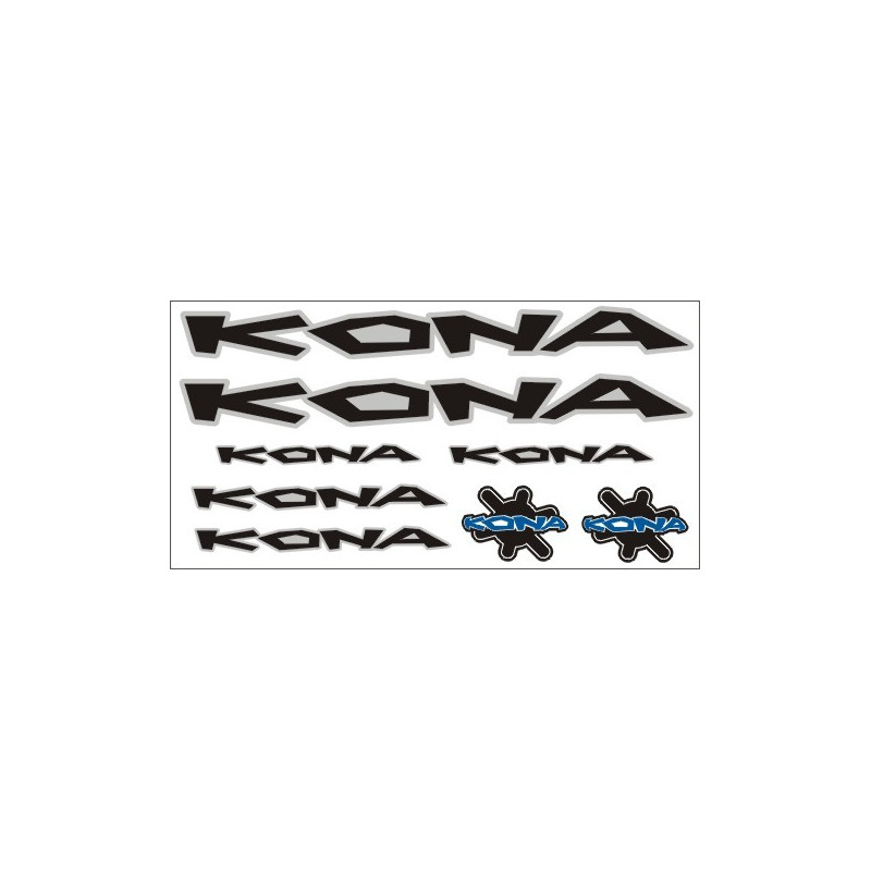 Stickers decals bike Kona