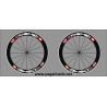 Sticker decal bike wheel rims MAVIC 