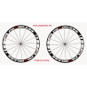 Stickers decals wheel rims cycle PROGRESS CARBON