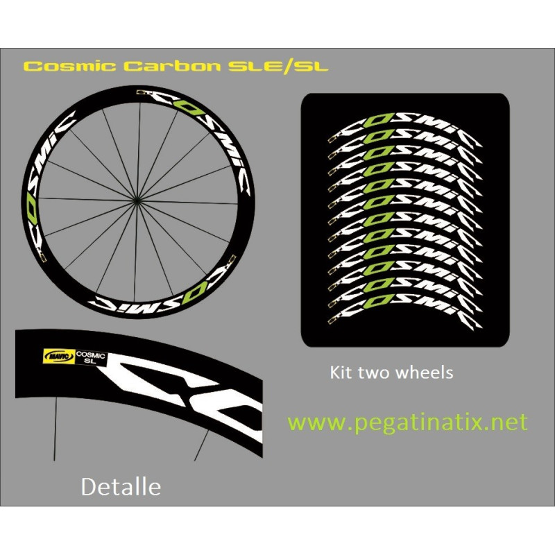 Sticker decal bike MAVIC COSMIC CARBON SLE