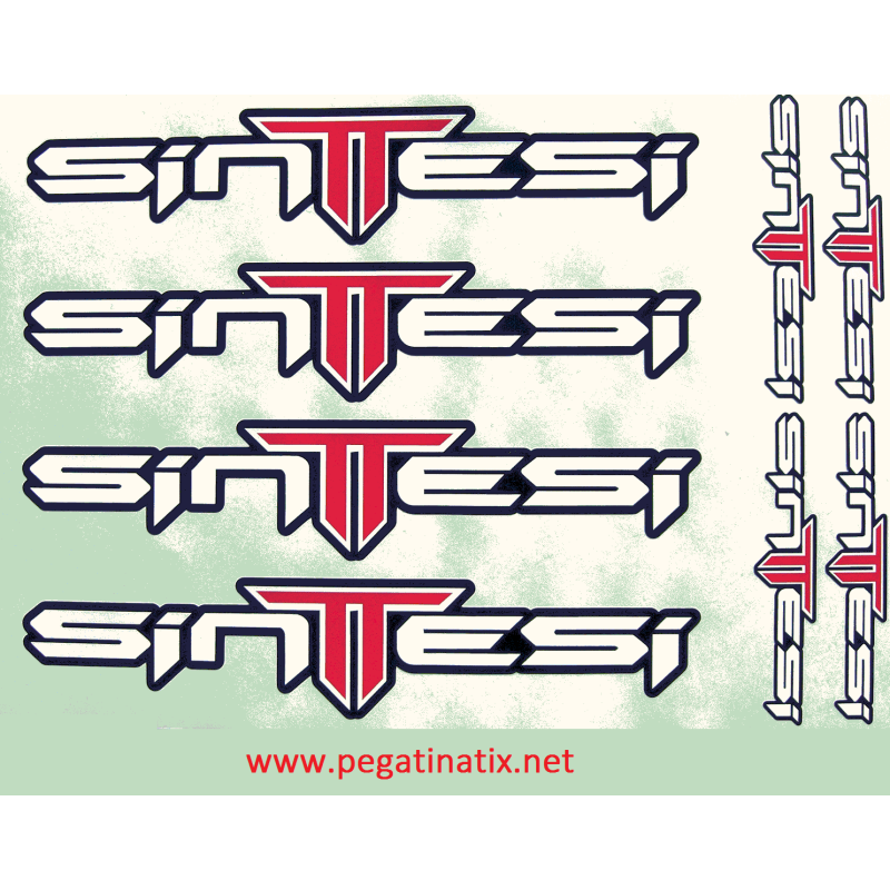 Sticker decal bike SINTTESI 