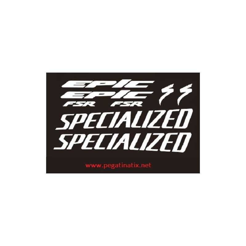 Sticker decal bike SPECIALIZED EPIC FSR 