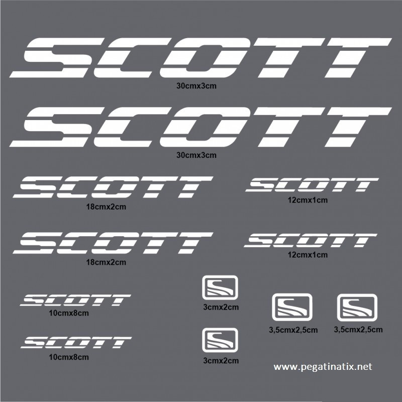 Sticker decal bike SCOTT EEUU