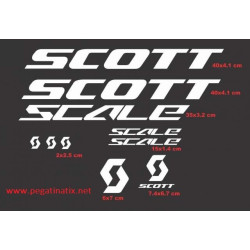 Sticker decal bike SCOTT SCALE