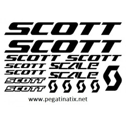 Sticker decal bike SCOTT SCALE
