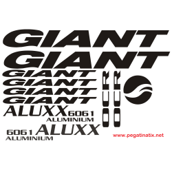Stickers decals bike GIANT ALUXX 6061 ALUMINIUM