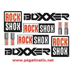 Stickers decals ROCK SHOX BOXXER