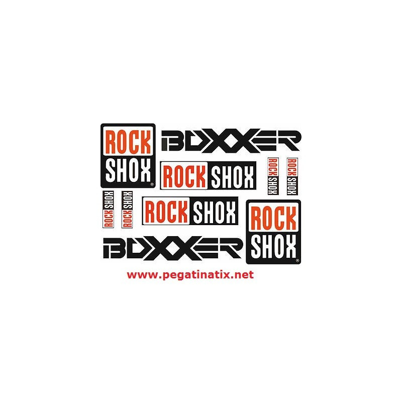 Stickers decals ROCK SHOX BOXXER