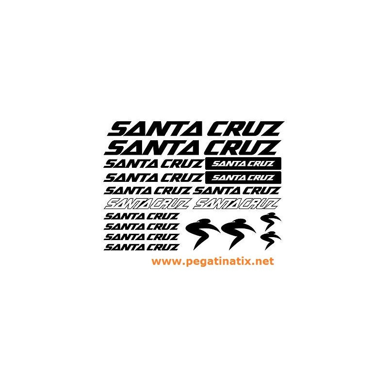 Decals sitickers cycle SANTA CRUZ
