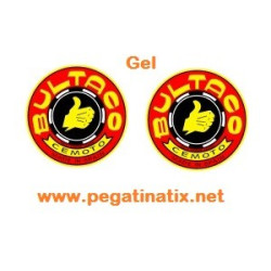 Stickers decals motorcycle BULTACO GEL x2