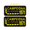 Stickers decals motorcycle BULTACO CHAMPIONSHIP SPAIN