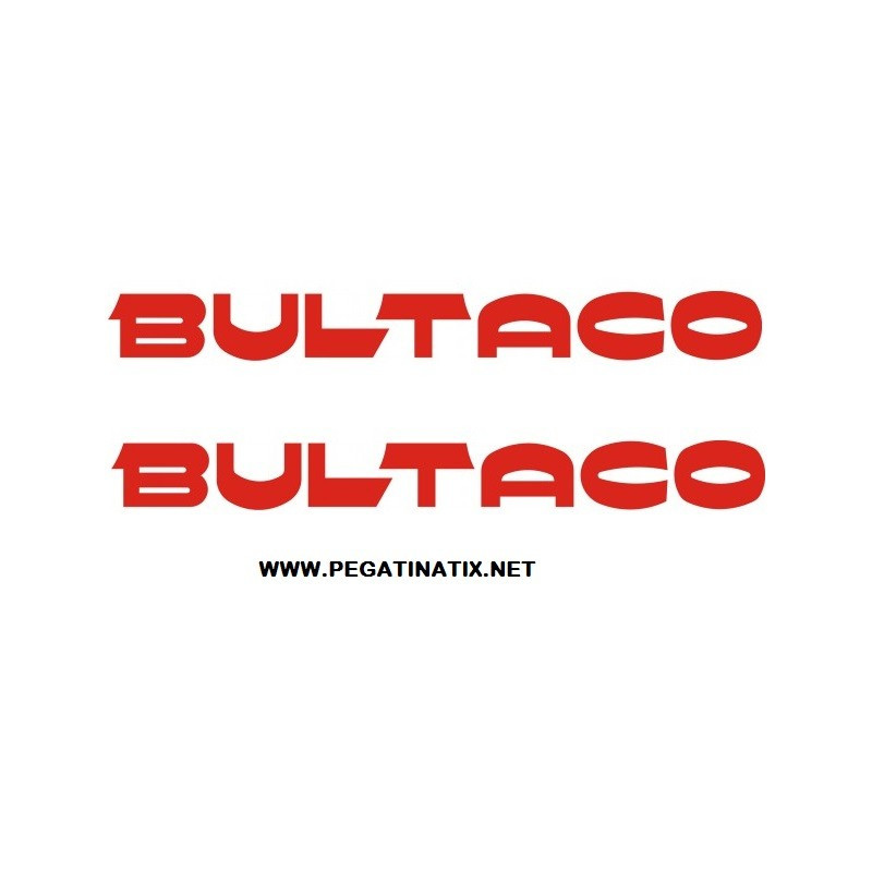 Stickers decals motorcycle BULTACO LOGO