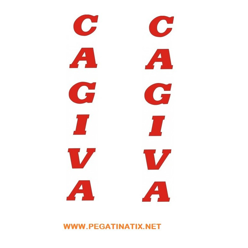 Stickers decals motorcycle GAGIVA VERTICAL