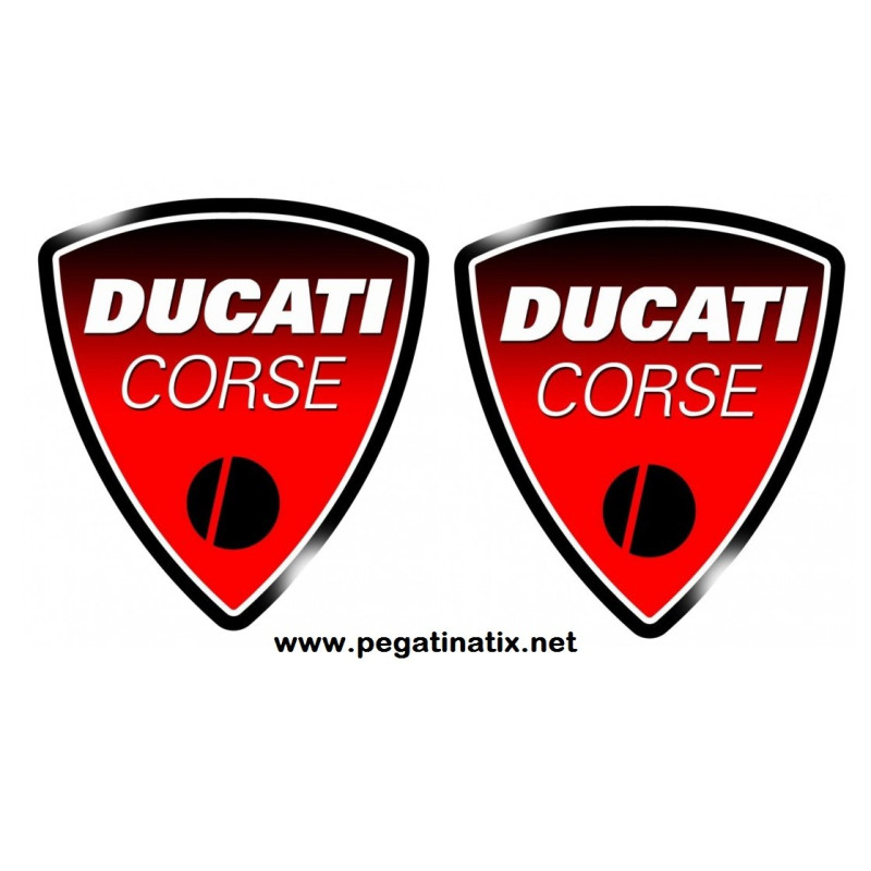 Stickers decals motorcycle logo DUCATI CORSE 