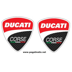 Stickers decals motorcycle logo DUCATI CORSE 