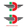 Stickers decals motorcycle DUCATE LOGO DESMO X 2