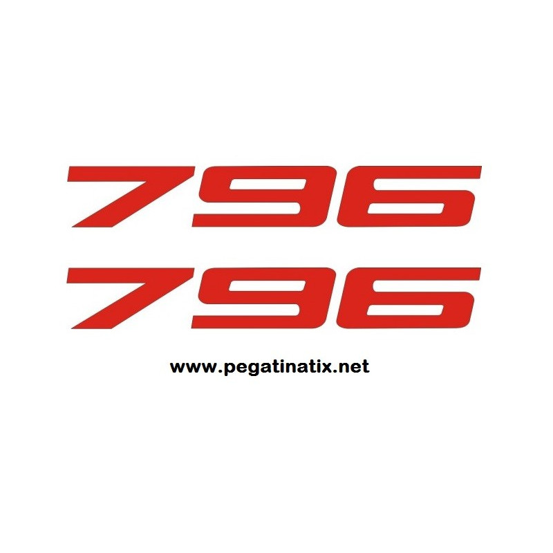 Stickers decals motorcycle DUCATI LOGO 796