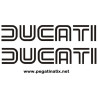 Stickers decals motorcycle DUCATI LOGO PERFIL