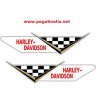 Stickers decals motorcycle HARLEY FLAG