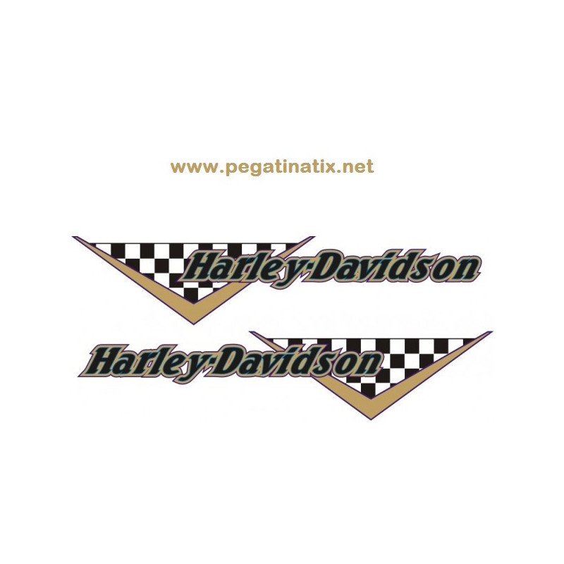 Stickers decals motorcycle HARLEY FLAG