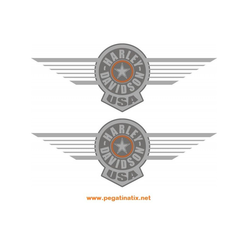 Stickers decals motorcycle HARLEY DAVIDSON USA