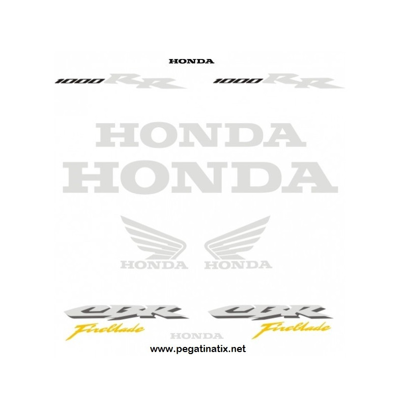 Kit Stickers decals HONDA CBR 1000RR YEAR 2006