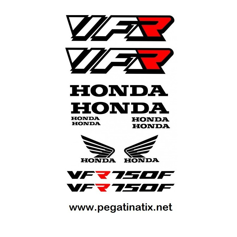 Stickers decals HONDA VFR YEAR 1993