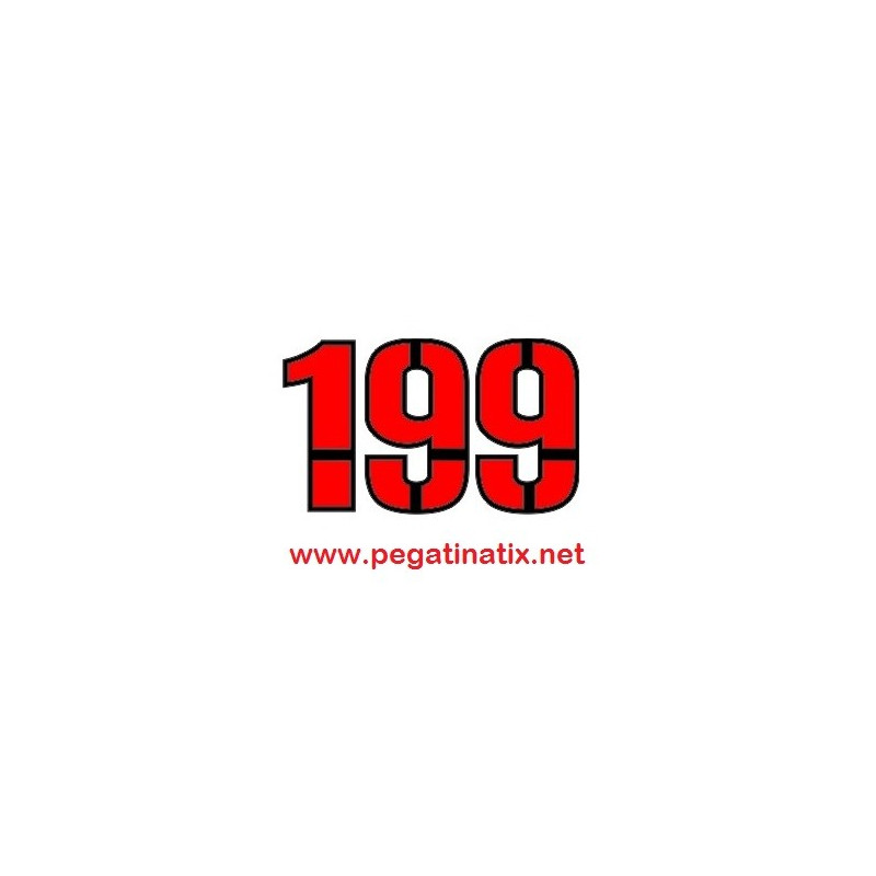 Decals motorcycle PASTRANA 199