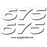 Decals TRIUMPH 675 COLIN VINTAGE