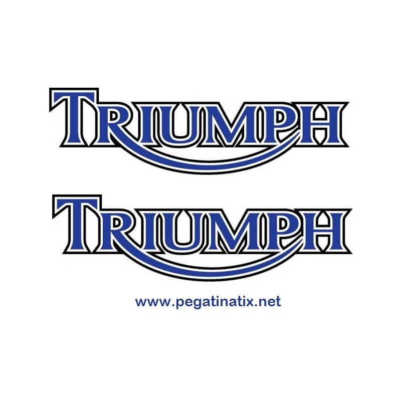 Decals LOGO TRIUMPH FUEL TANK