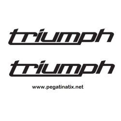Decals NEW LOGO TRIUMPH FUEL TANK
