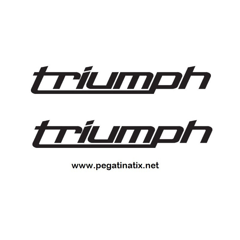 Decals NEW LOGO TRIUMPH FUEL TANK