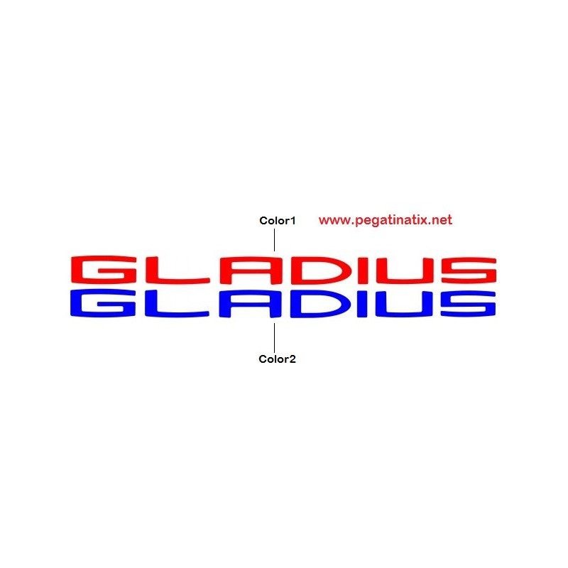  STICKERS DECALS SUZUKI GLADIUS