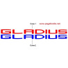  STICKERS DECALS SUZUKI GLADIUS
