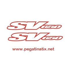  STICKERS DECALS SUZUKI SV650