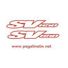  STICKERS DECALS SUZUKI SV650