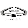  STICKERS DECALS SUZUKI DR BIG 750