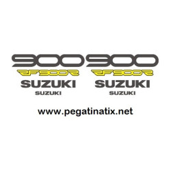  STICKERS DECALS SUZUKI RF900