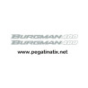  STICKERS DECALS SUZUKI BURGMAN 400 
