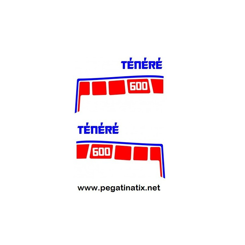  STICKERS DECALS YAMAHA TENERE