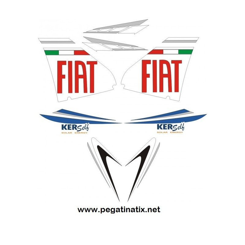  STICKERS DECALS AEROX FIAT ROSSI