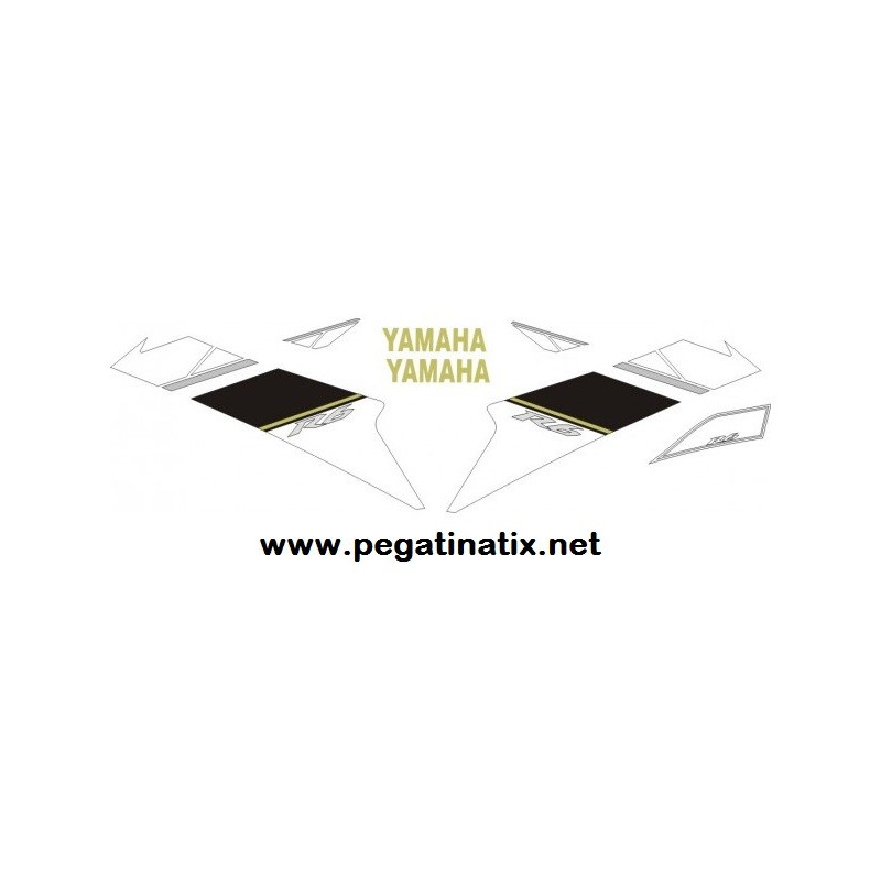  Stickers decals YAMAHA R6R YEAR 2007 - 2008