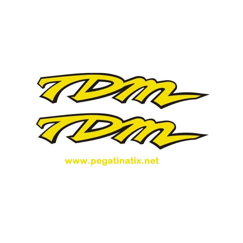  STICKERS DECALS YAMAHA TDM LOGO
