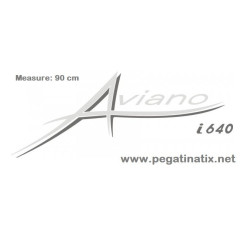 Stickers decals caravans BURSTNER AVIANO