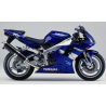 Yamaha YZF-R1 1998 - WHITE/RED VERSION STICKER SET