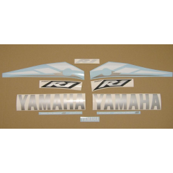 Yamaha YZF-R1 2002 - SILVER VERSION STICKER SET